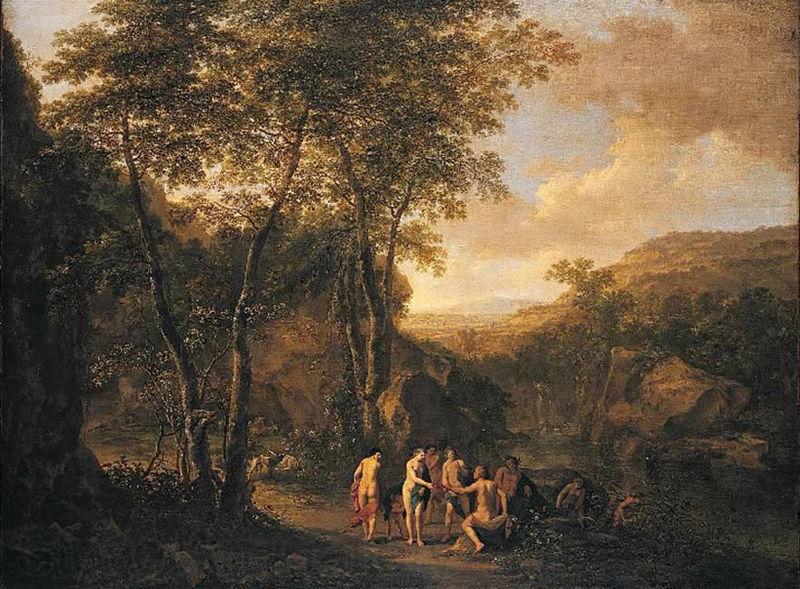 Jan Both Landscape with the Judgement of Paris Germany oil painting art
